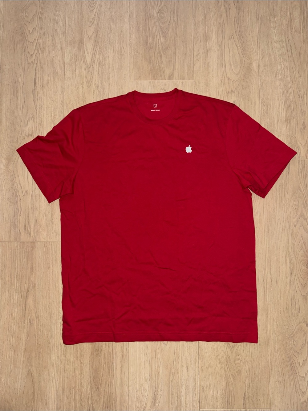 APPLE Red Logo Tee